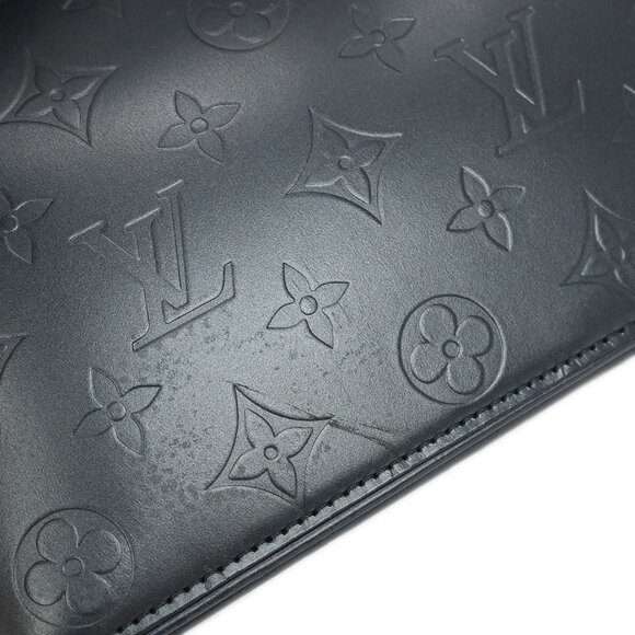 Louis Vuitton Blue Monogram Mat Alston Shoulder Bag M55125 CA0032 XX07580 - Picture 3 of 11